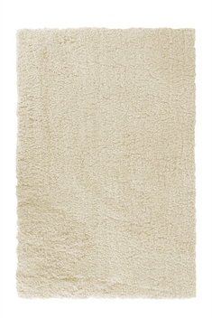 Matta - 160x230 cm - Krossat vit - Långt lugg matta från Nordstrand Home